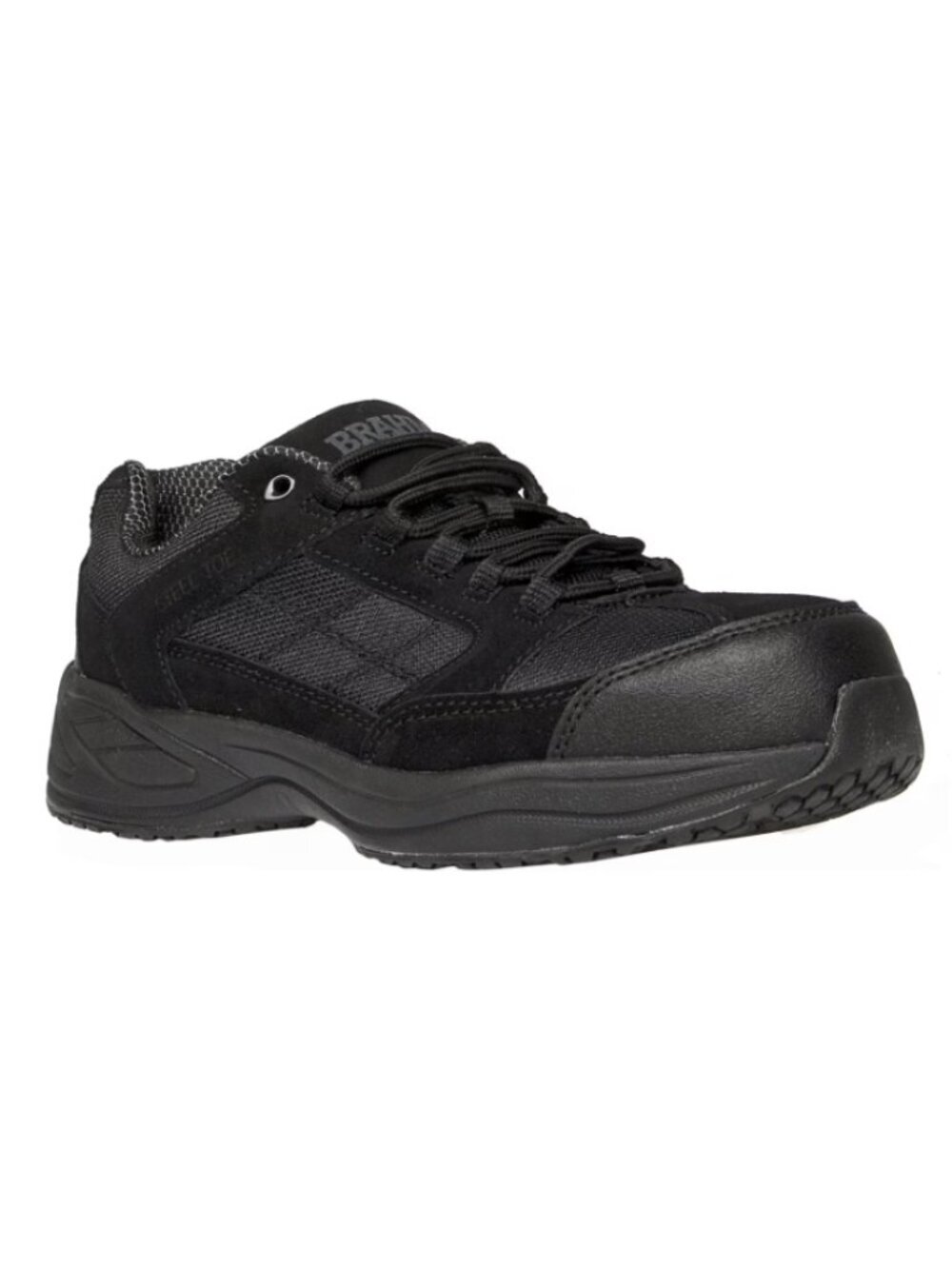 BRAHMA Men's Work Shoes Adan Steel Toe Lace-up in Black
